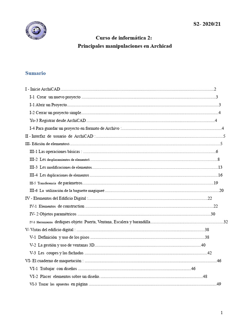 Guía Simplificada de Archicad 22 | PDF | Ventana (informática ...