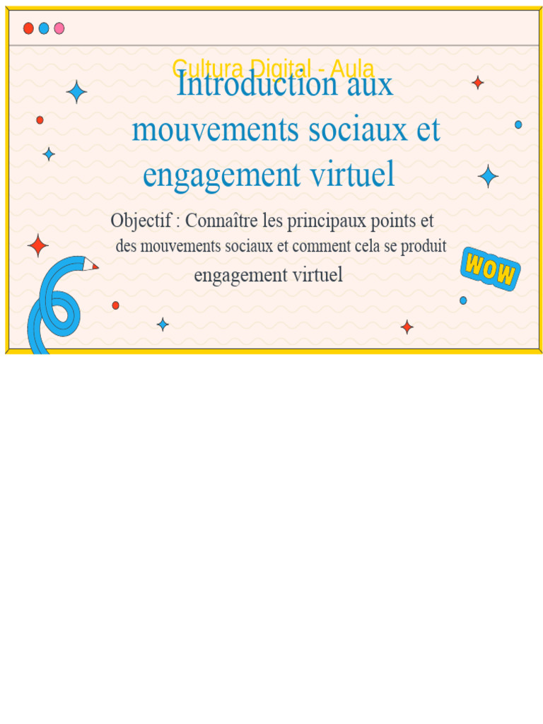 Mouvements sociaux et engagement virtuel | PDF | Mouvements sociaux ...