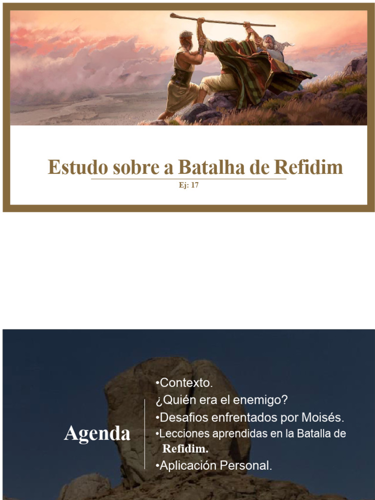 Lecciones de la Batalla de Refidim | PDF | Tora | Libros del Antiguo ...