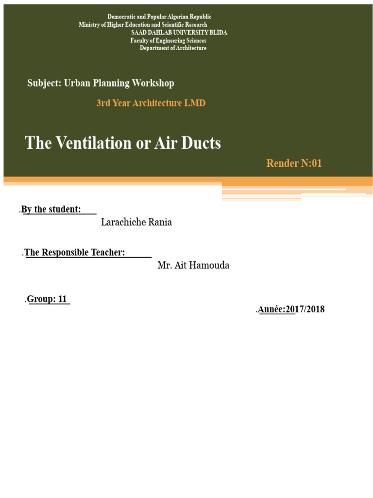 Ventilation Gains | PDF | Ventilation (Architecture) | Duct (Flow)