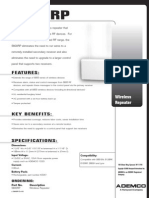 Honeywell 5800rp Data Sheet