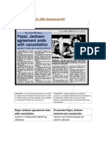 Artículos de 1993 Sobre El Patrocinio Pepsib