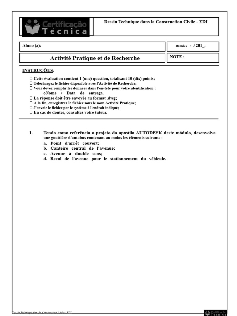 Dessin Technique en Construction Civile | PDF
