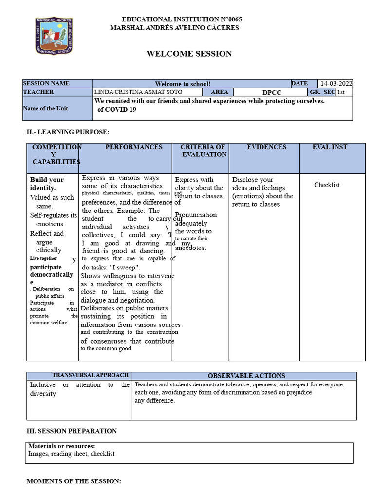 Welcome Session for Students 2022 | PDF | Emotions | Psychological Concepts