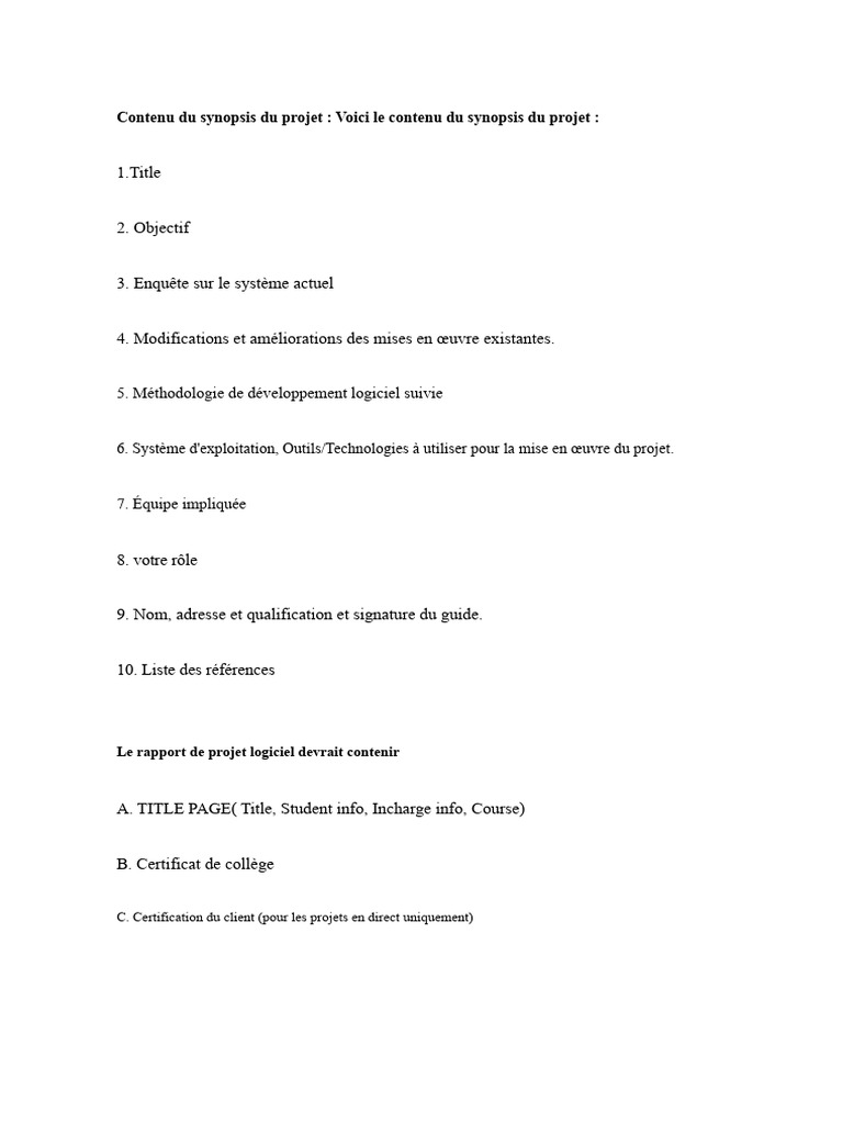 Guide de projets logiciels pour étudiants | PDF | Java (Langage de ...