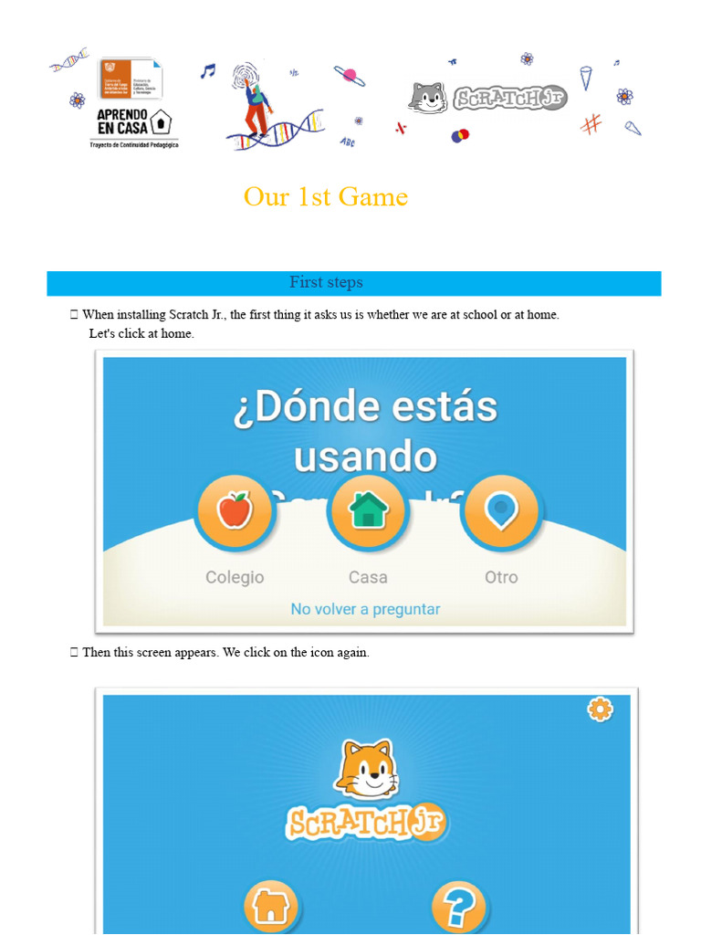 Create an Underwater Game in Scratch Jr | PDF