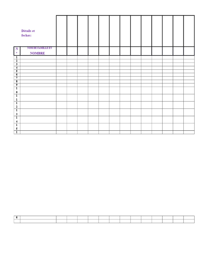 Modèle de Feuille de Notes - Élèves | PDF