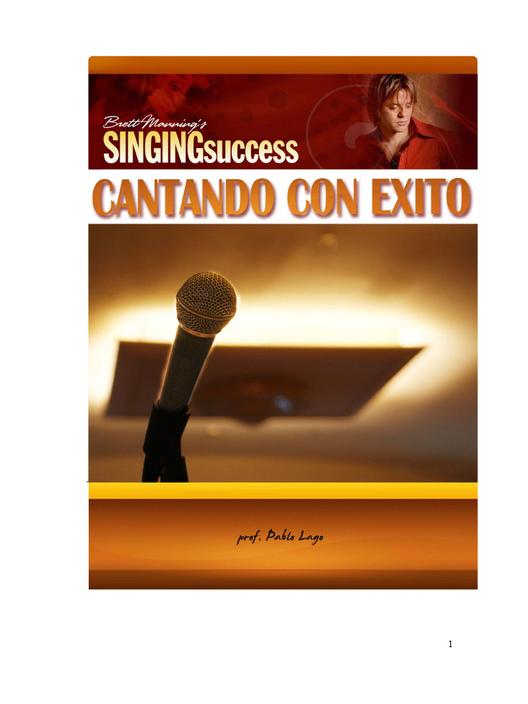 Brett Manning's Singing With Success Book | PDF | Human Voice | Larynx