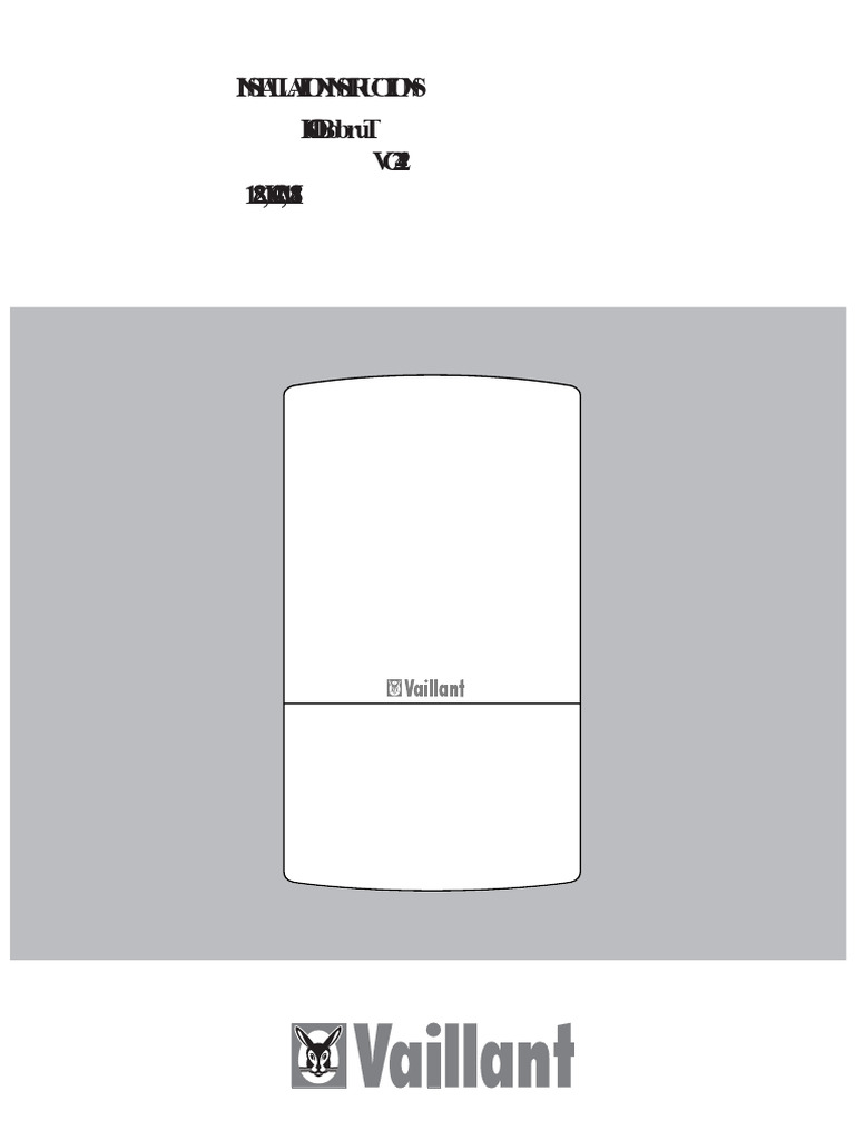 Boiler Installation Manual VCM 182 | PDF | Thermostat | Electrical ...