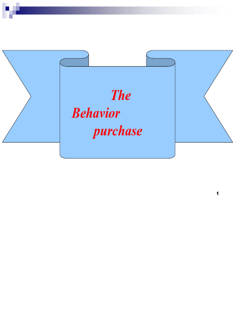 Understanding Consumer Buying Behavior | PDF | Behavior | Motivation