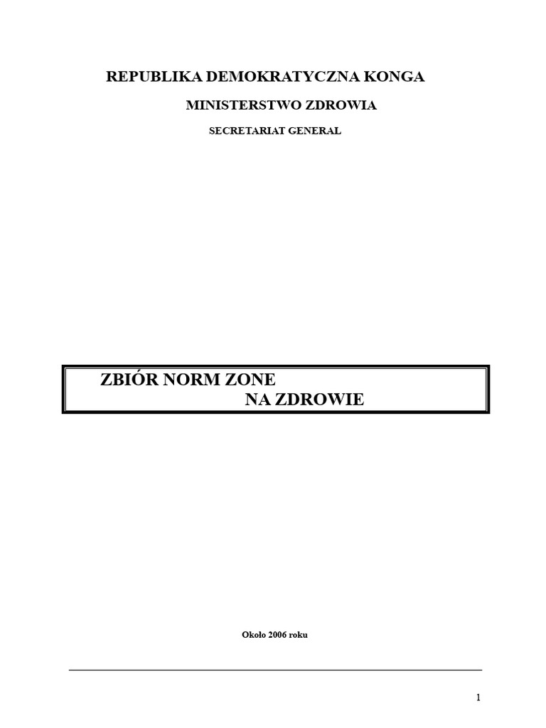 5 Normy Strefy Zdrowia 06 | PDF