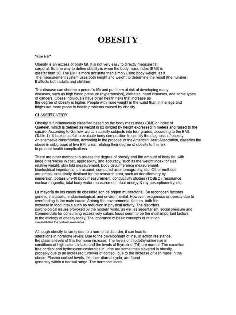 REPORT On Childhood Obesity | PDF | Obesity | Body Mass Index