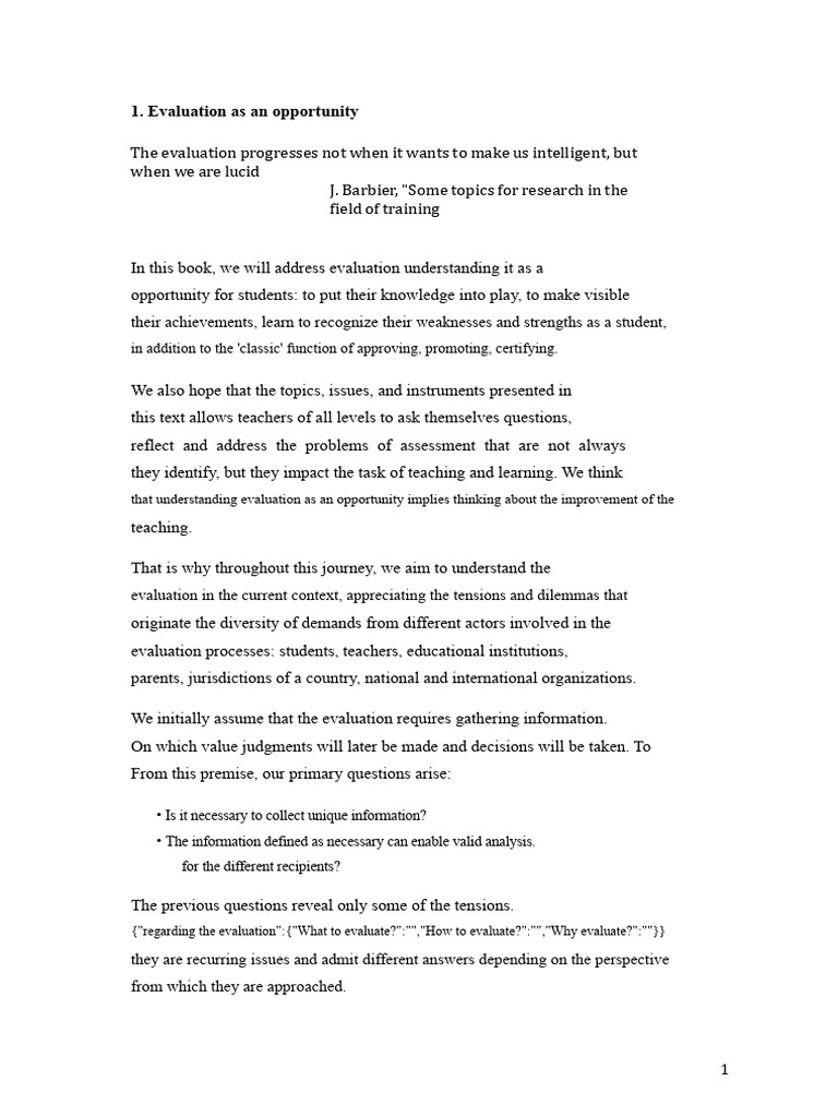 Understanding Evaluation in Education | PDF | Educational Assessment ...