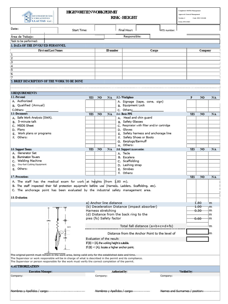 PETAR Work at Height | PDF | Personal Protective Equipment | Workplace