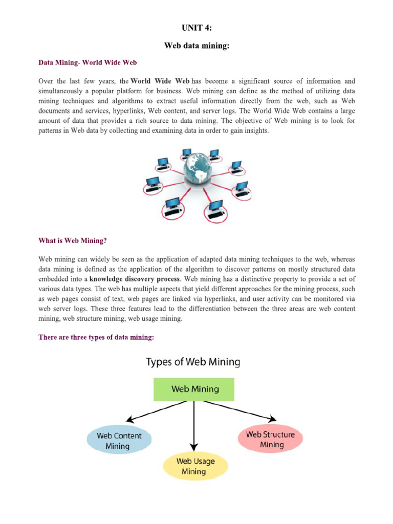 Web Mining Data Warehouse | PDF