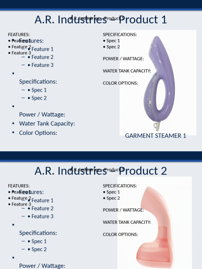 AR Industries Restructured Layout | PDF