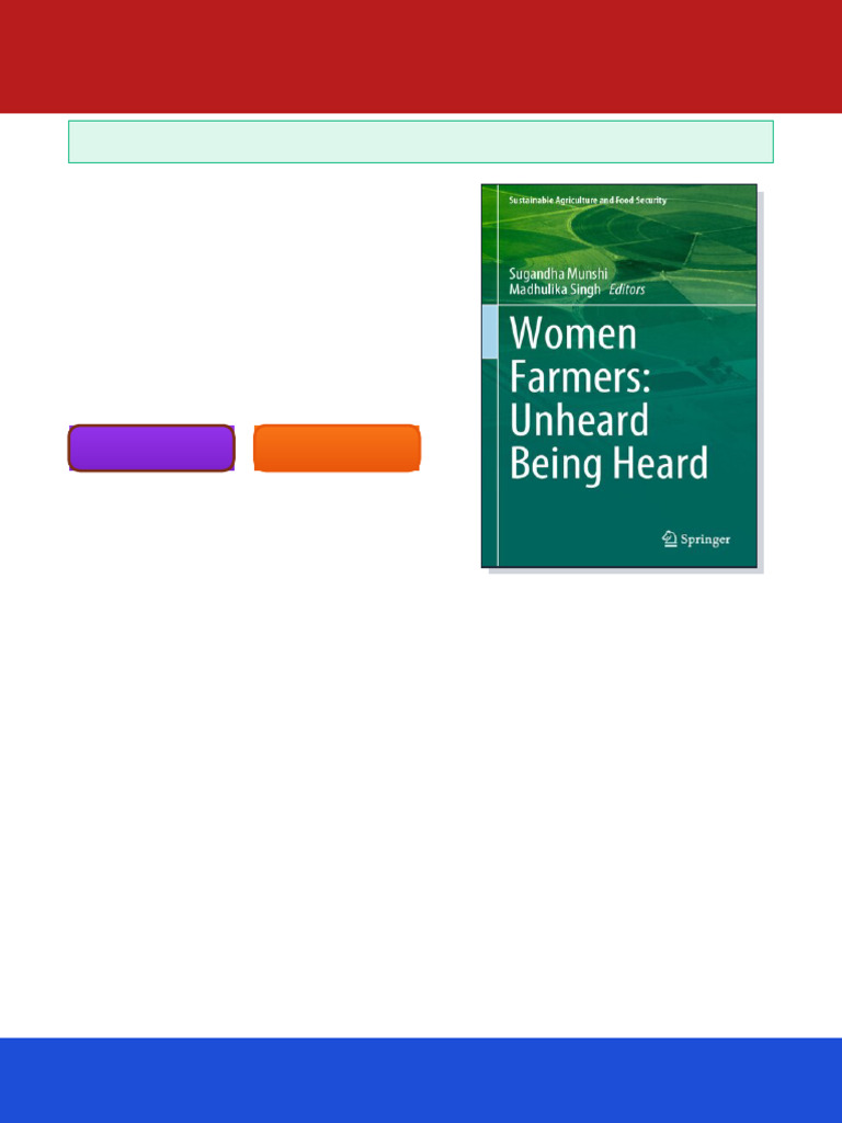 Women Farmers Unheard Being Heard Sugandha Munshi Madhulika Singh Eds ...