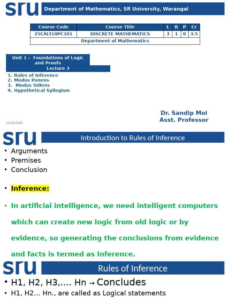 Lecture+3+%281%29 | PDF | Logical Expressions | Mathematical Logic