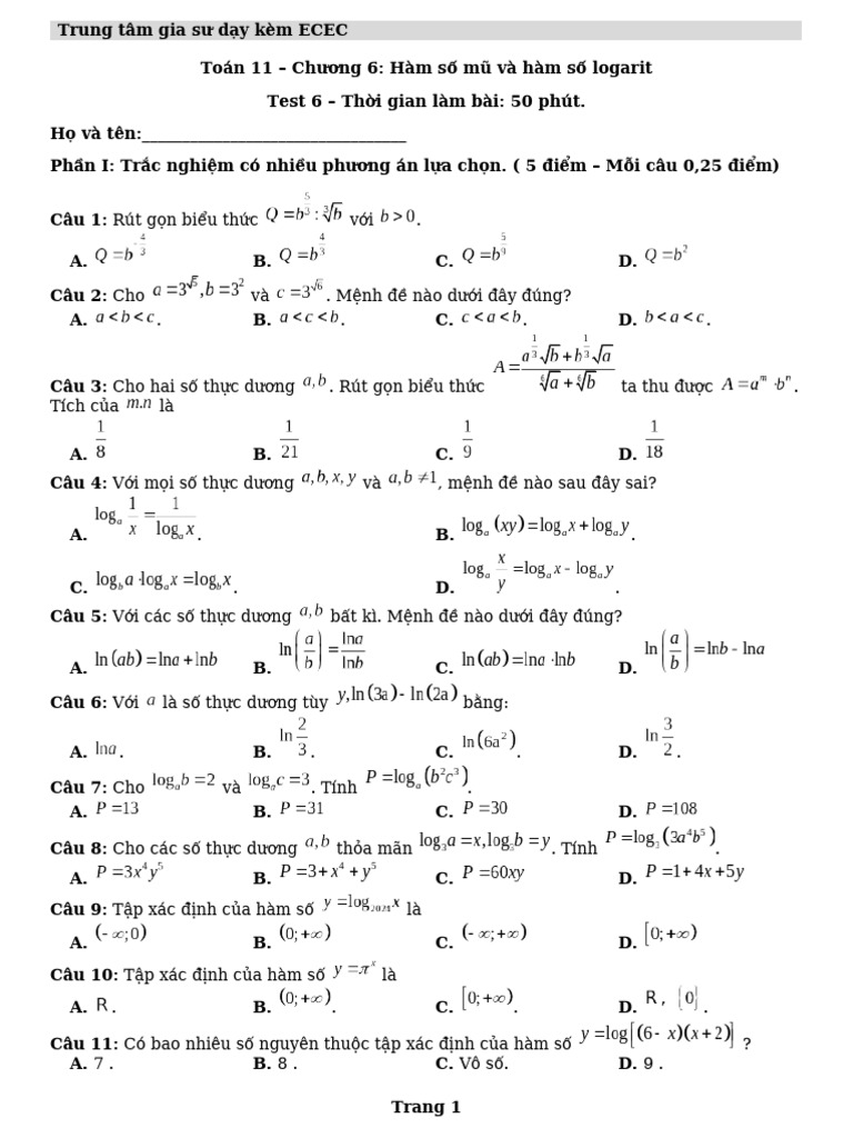 Test 6 | PDF
