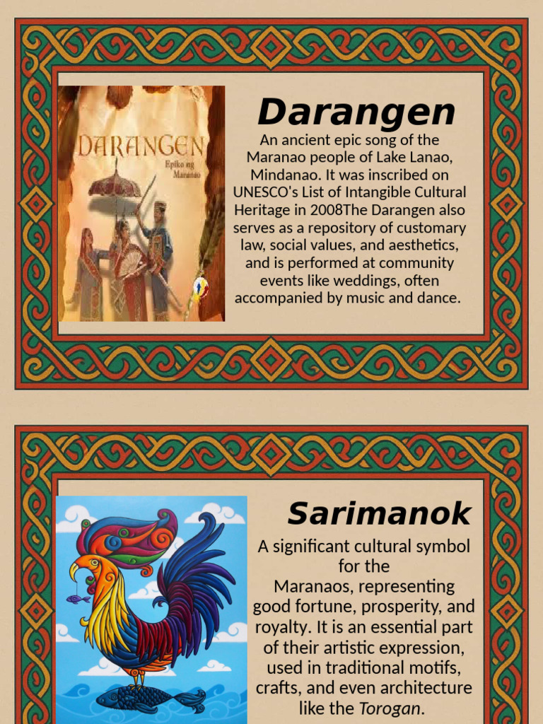 Maranao Cultural Heritage Overview | PDF