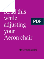 Adjust Aeron chair