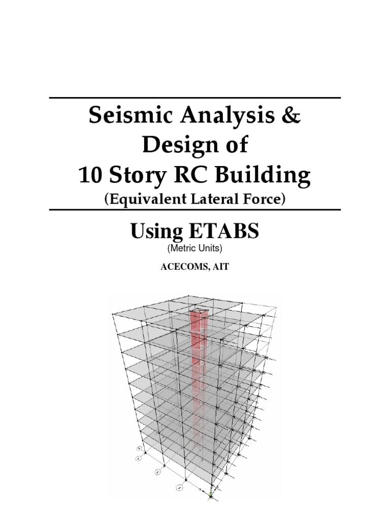 ETABS-Example-RC Building Seismic Load - Equivalent | PDF | Structural ...
