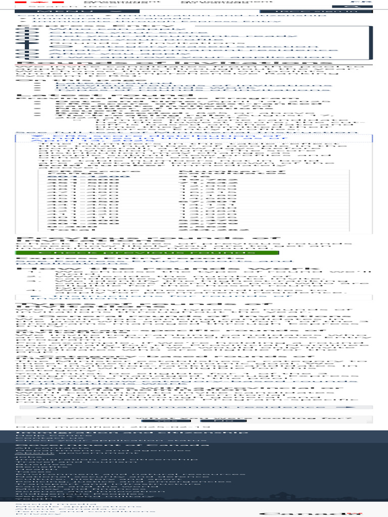 Express Entry Rounds of Invitations - Canada - Ca | PDF | Human ...