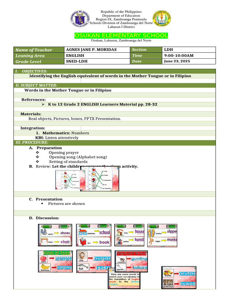 Lesson Plan | PDF