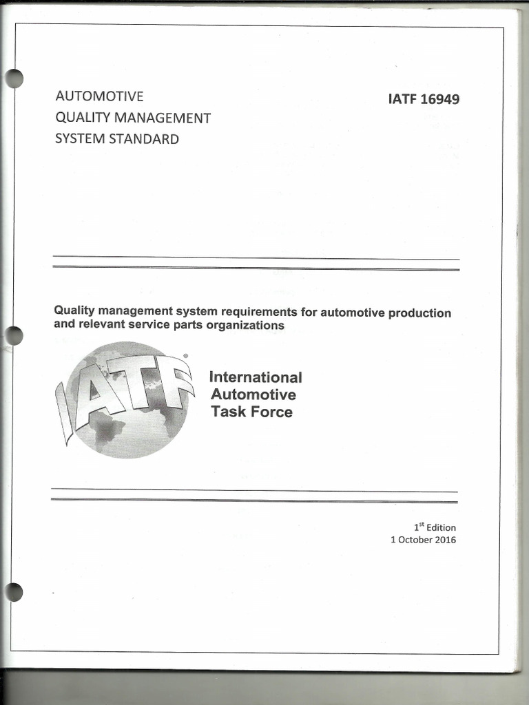 IATF TS New Standard | PDF