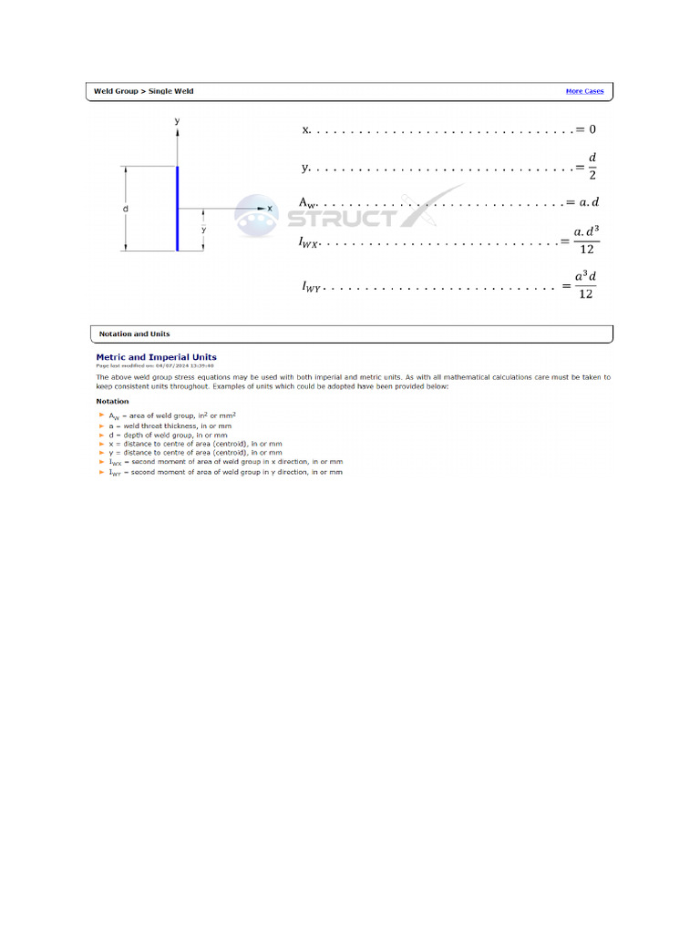 Welding Type & Formulas | PDF