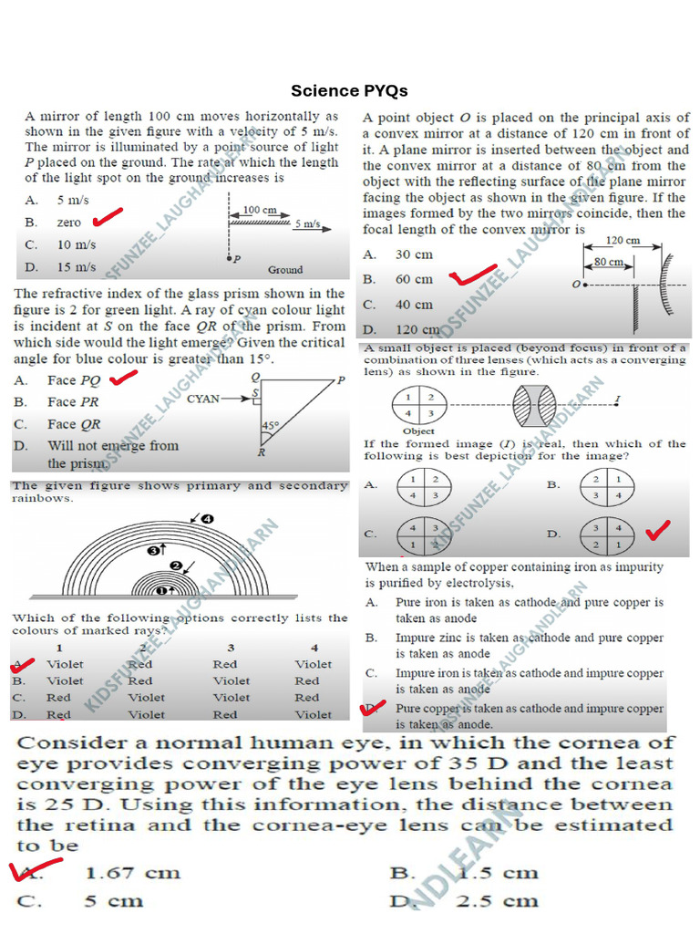Science PYQs | PDF
