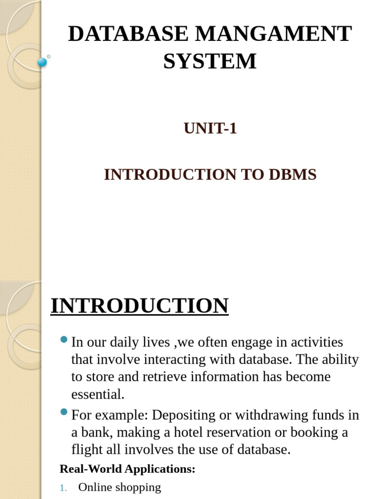 Introduction to Database Management Systems | PDF | Databases ...