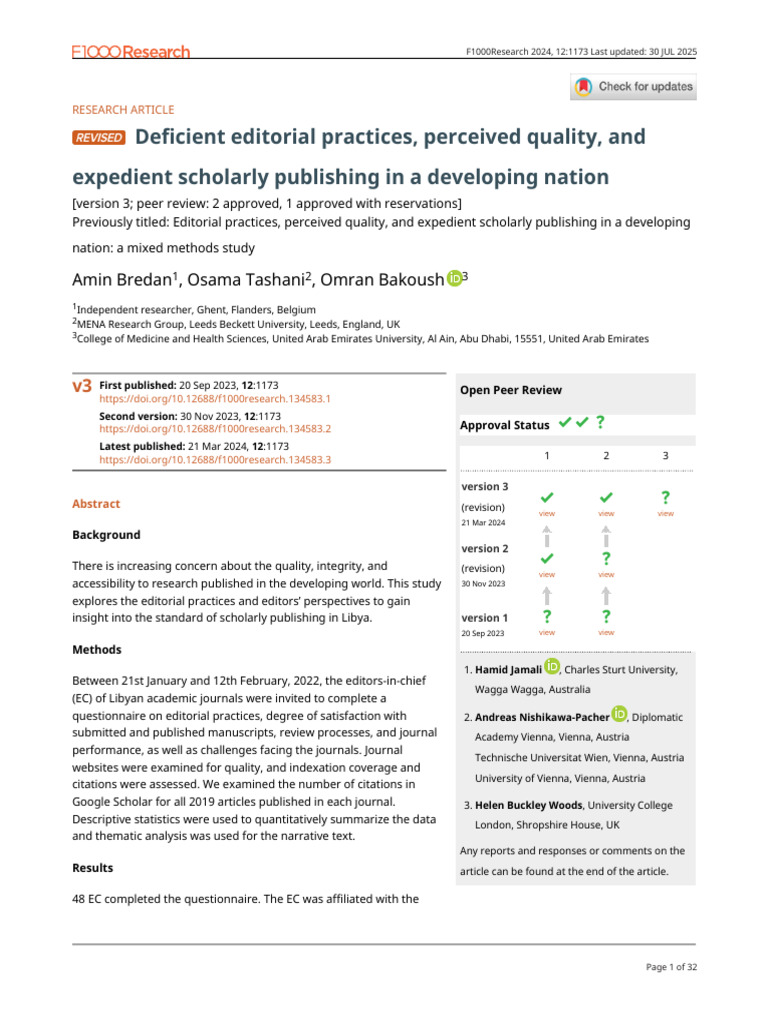 Bredan Et Al. (2024) | PDF | Academic Publishing | Academia