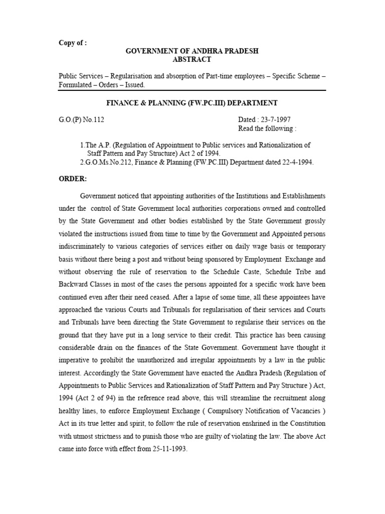 111 | PDF | Employment | Government