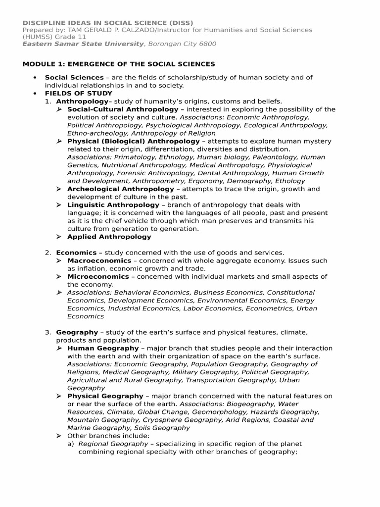 Diss-1st Module | PDF