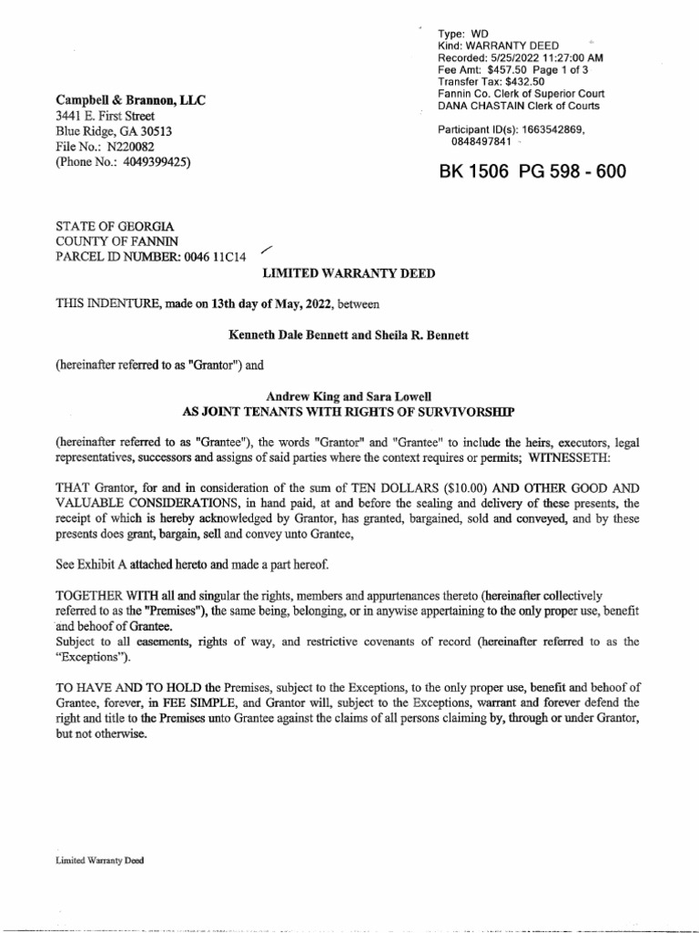 E-Recorded Home Deed | PDF