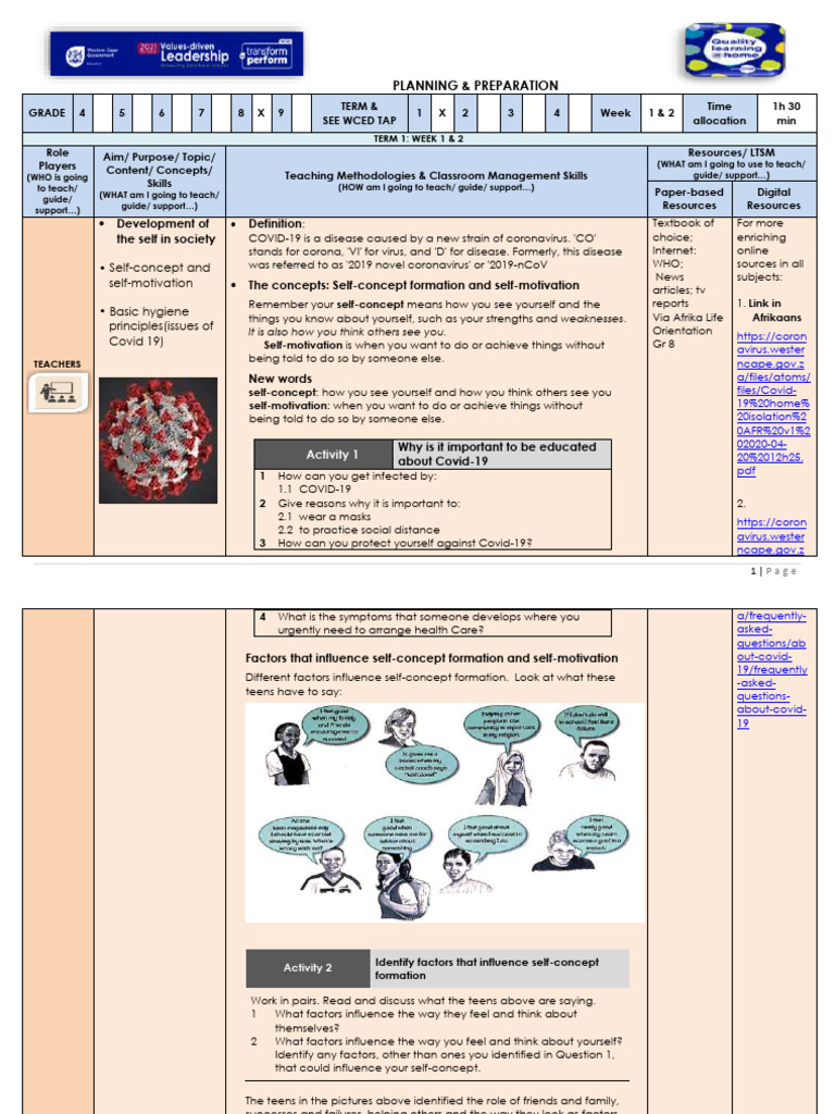 Self Concept and Self Motivation | PDF | Self Concept | Adolescence