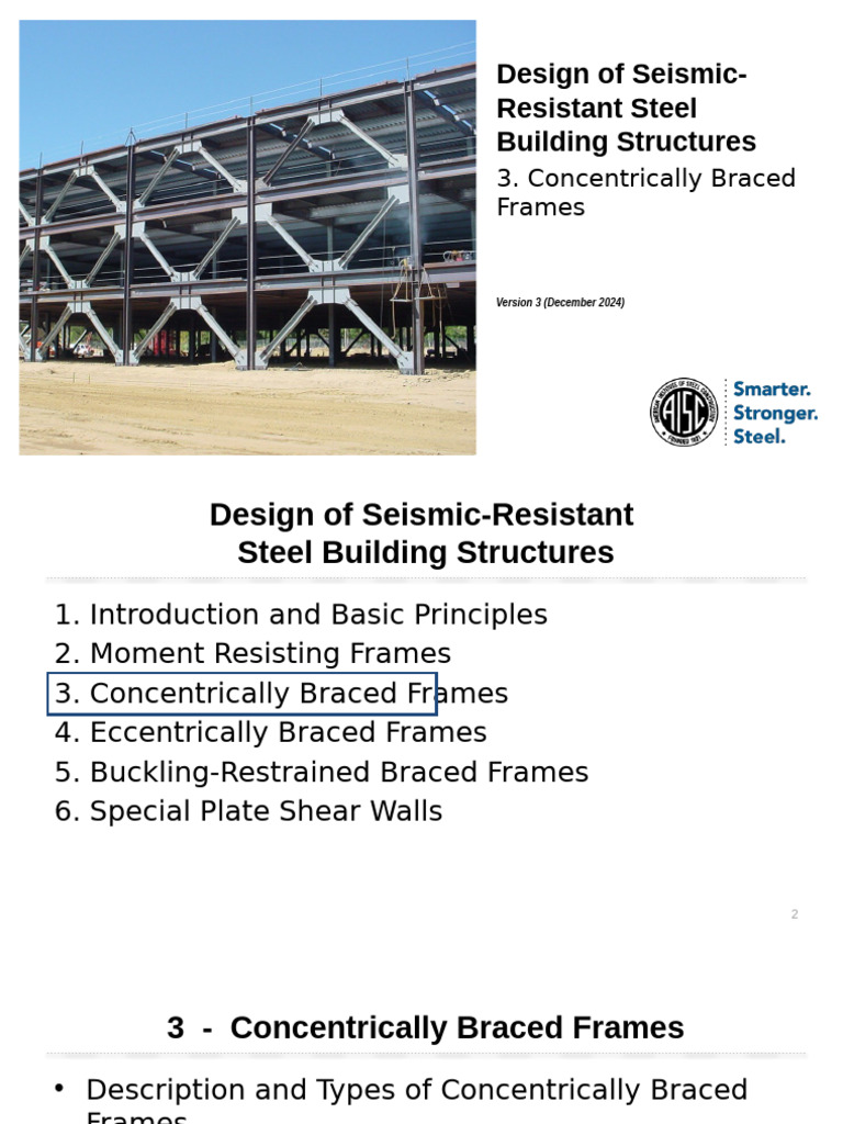 Seismic Design of Braced Steel Frames | PDF | Buckling | Beam (Structure)
