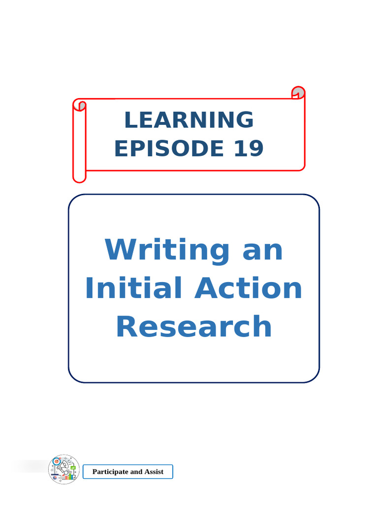 Initial Action Research Plan Guide | PDF | Learning | Cognition