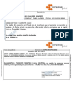 Certificado Medíco Andresito