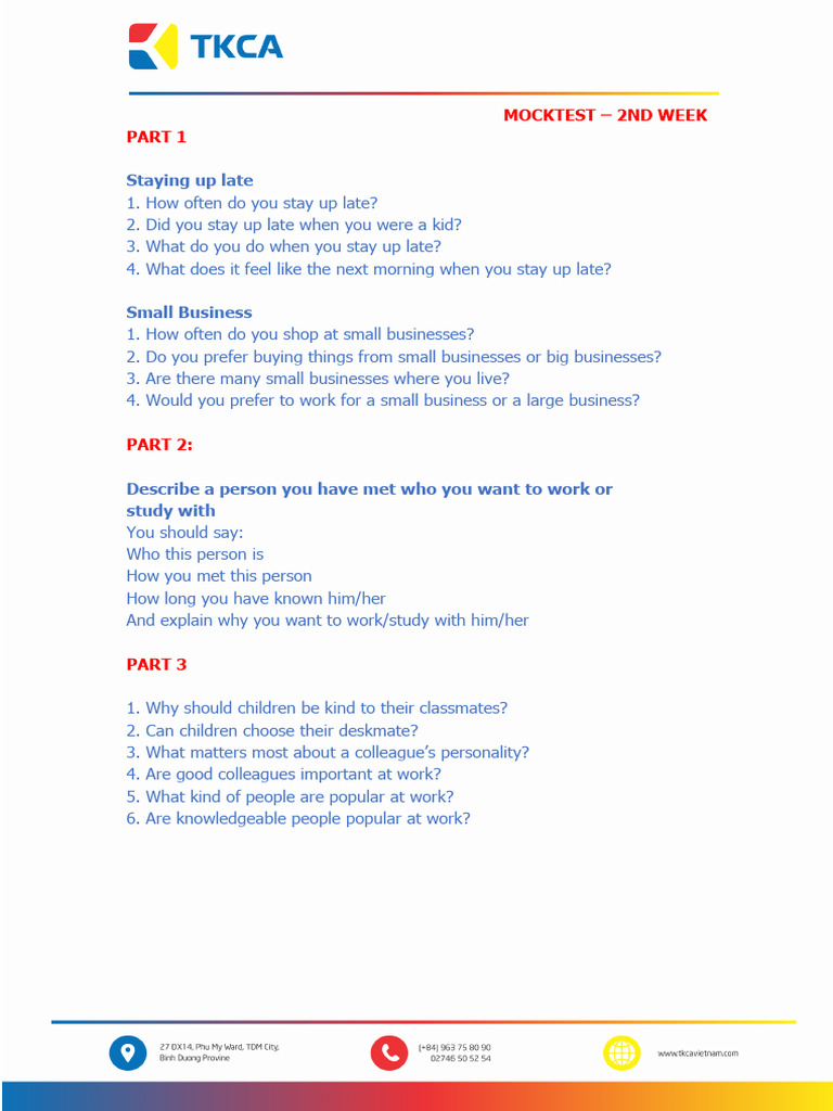 Mocktest 2nd Week | PDF