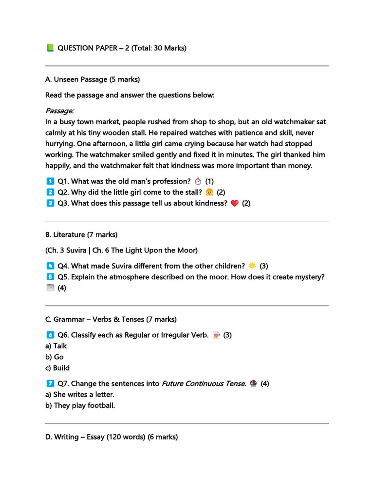 ? Question Paper - 2 | PDF