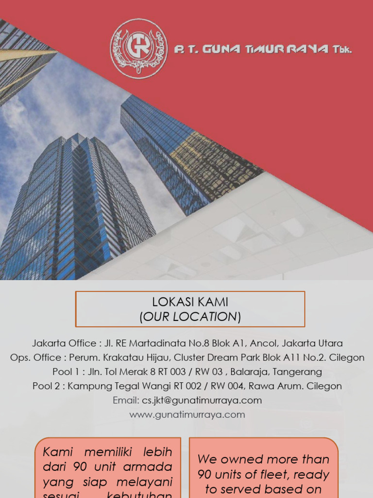 Lokasi dan Layanan Guna Timur Raya | PDF