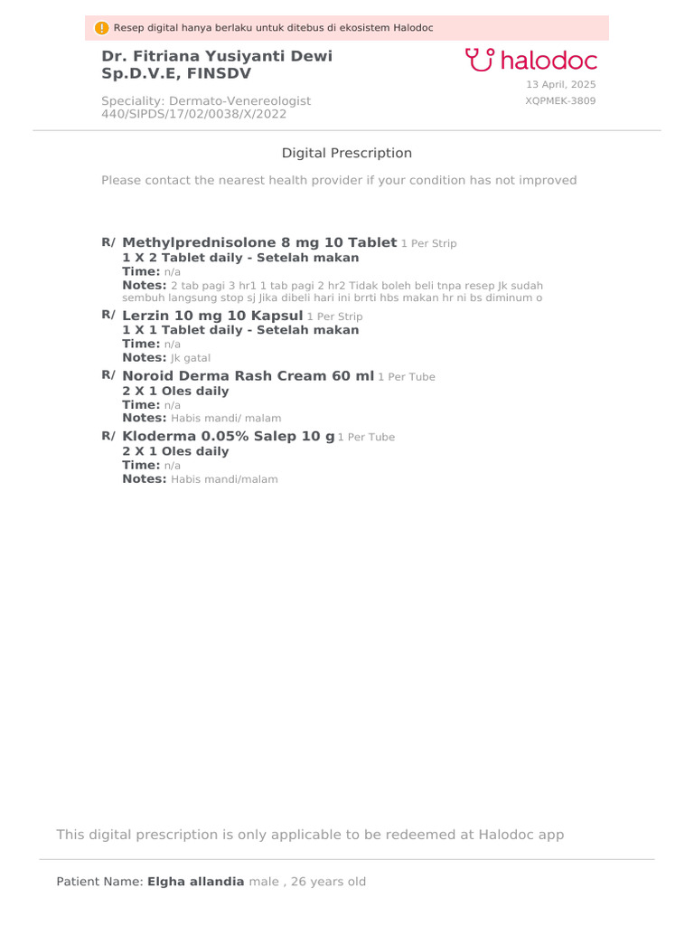 Prescription | PDF
