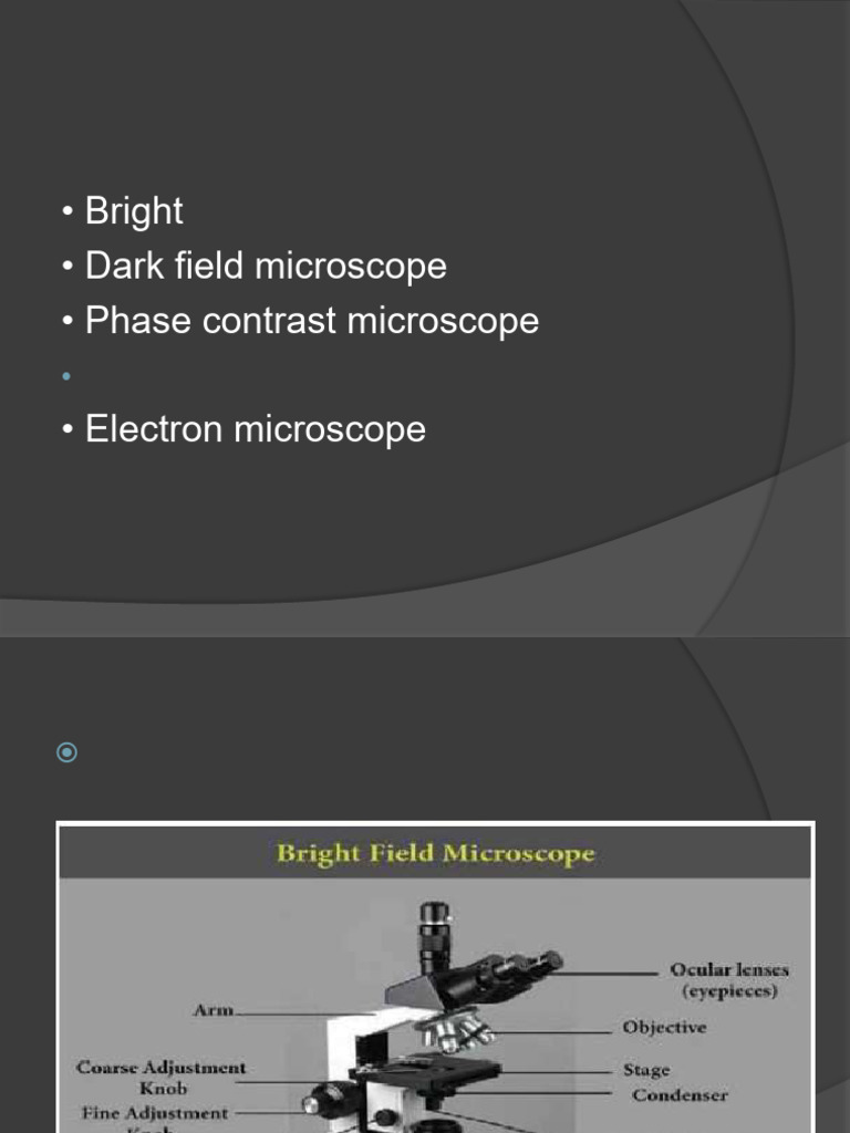 Types of Microscop | PDF | Microscopy | Fluorescence