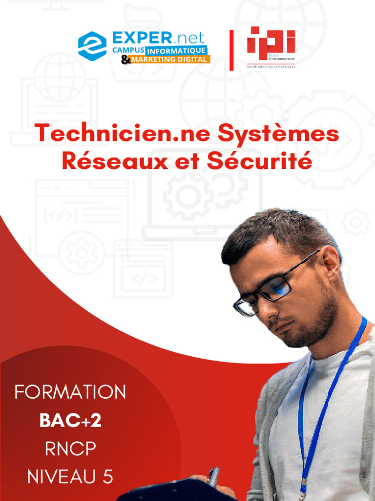 Formation Bac+2 Technicien Systèmes Réseaux | PDF | Informatique ...