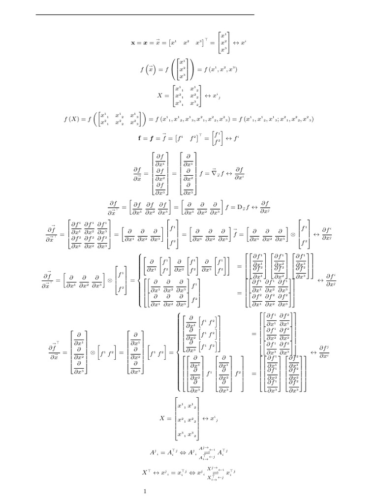 EigenChris 1 Matrix Calculus | PDF