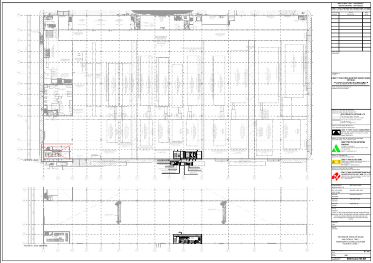 Power Supply System Layout Plan - Factory B-0906-Elec-fb-401 | PDF