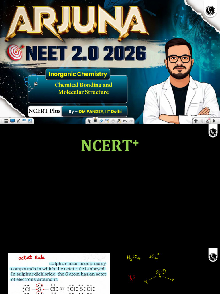 Chemical Bonding and Molecular Structure NCERT PLUS | PDF | Molecular ...