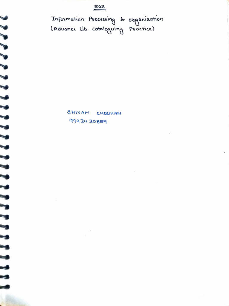Manuscript Cataloging Guide | PDF